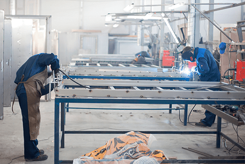 Производственный цех завода Зеррус